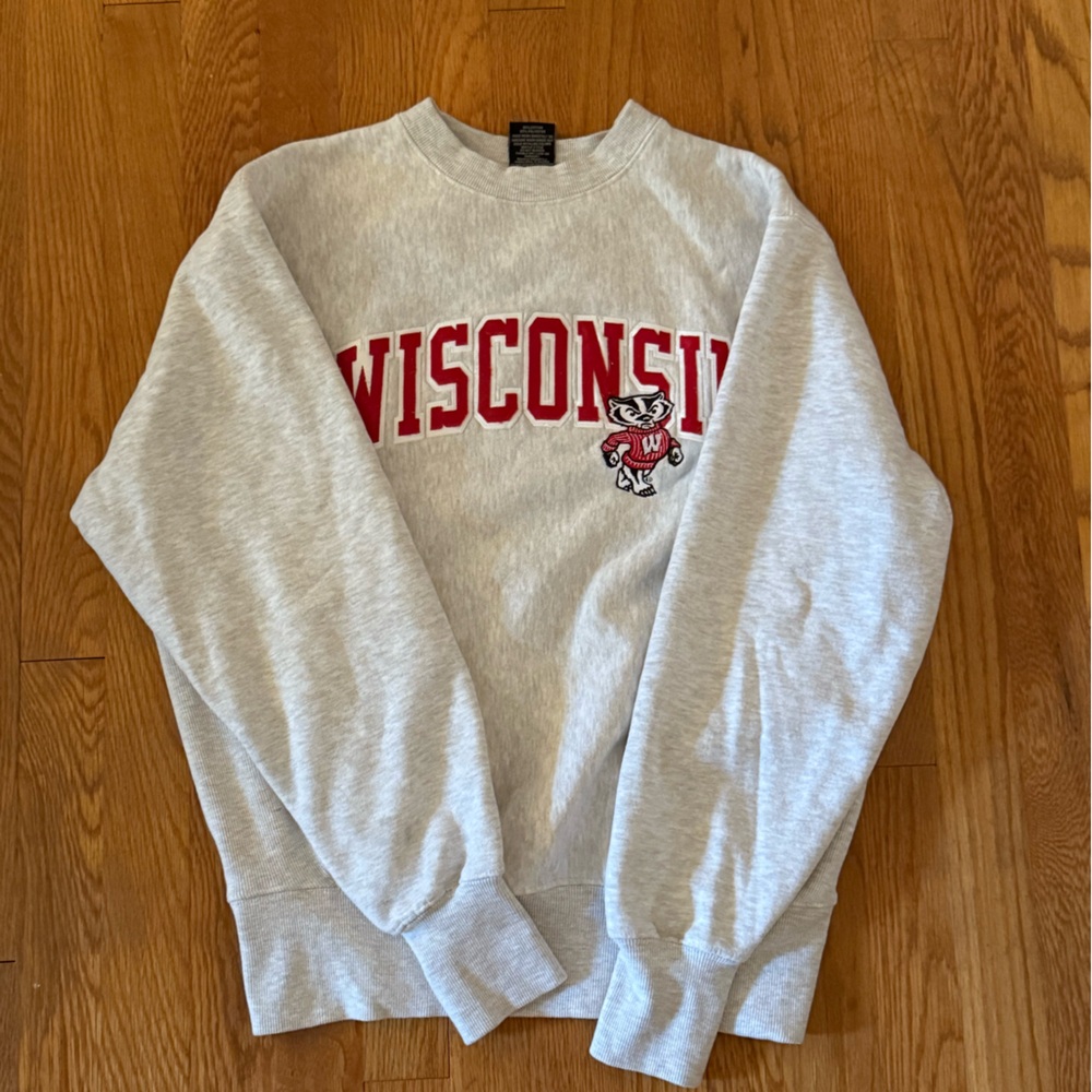 Gray Wisconsin Sweatshirt
